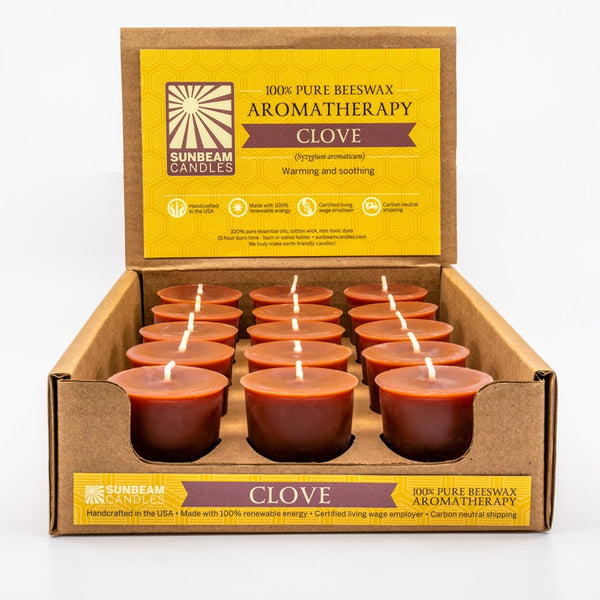 Beeswax Clove Aromatherapy Votives - touchGOODS