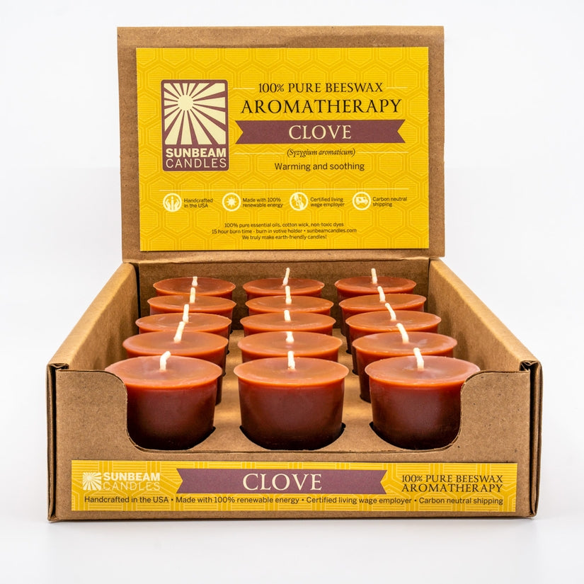 Beeswax Clove Aromatherapy Votives - touchGOODS