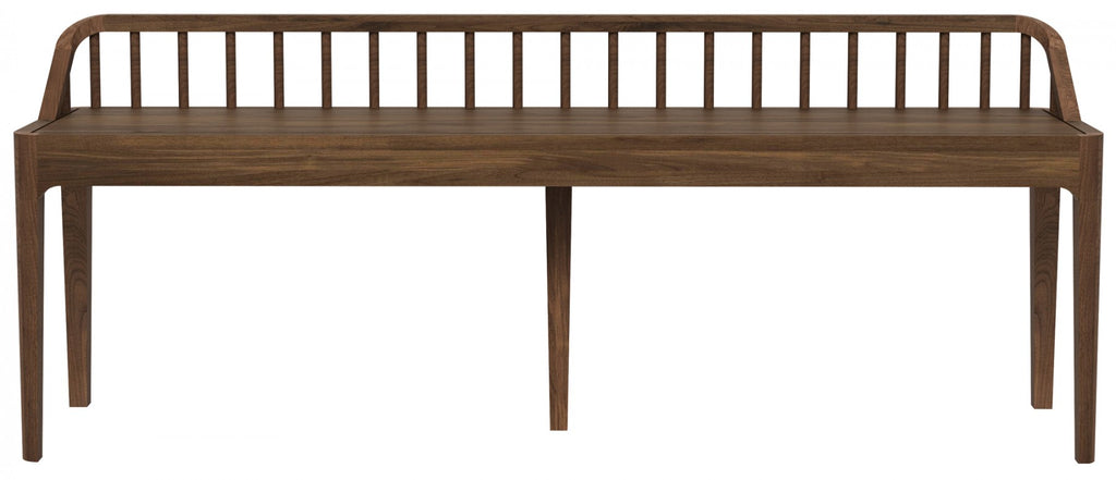 Walnut Spindle Bench Limited Stock (disc) - touchGOODS