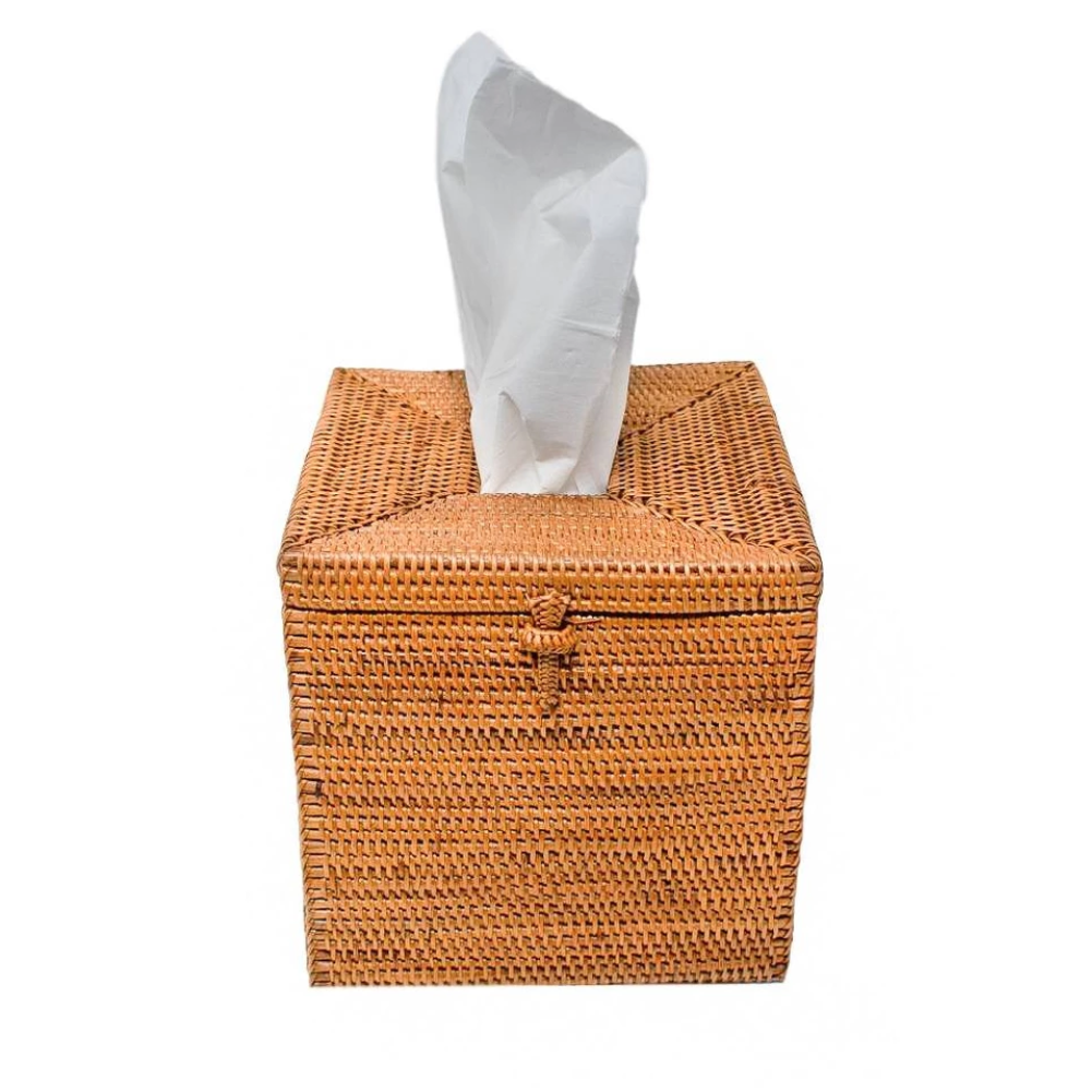 Rattan Tissue Box Cover - touchGOODS