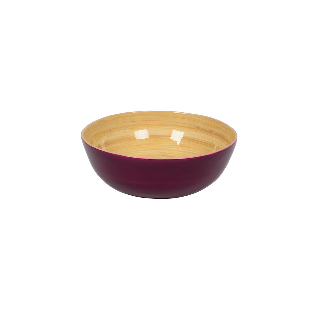 Medium Shallow Bamboo Salad Bowl - touchGOODS