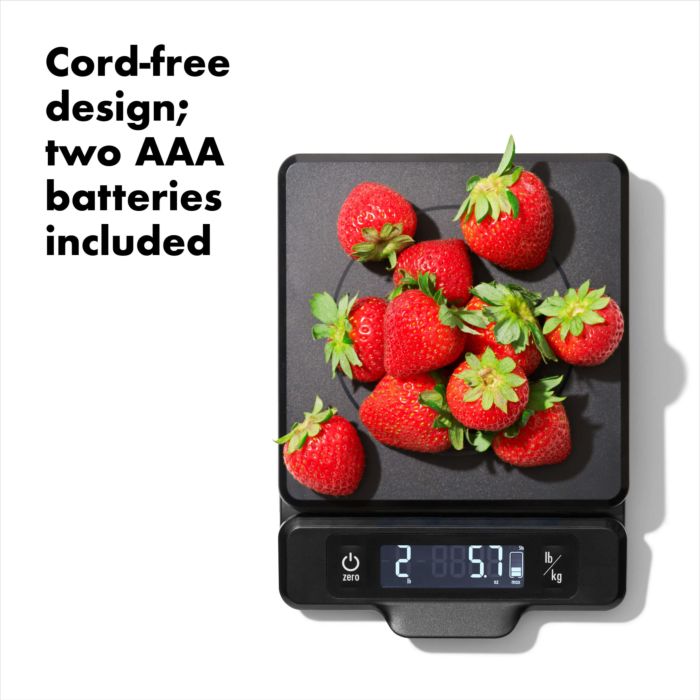 5 lb Food Scale with Pull-Out Display - touchGOODS