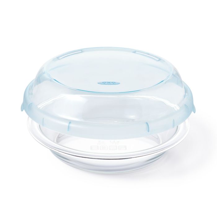 9-in Glass Pie Plate with Lid - touchGOODS