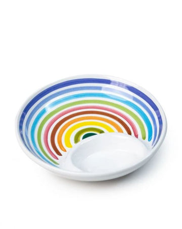 Frantoio Muraglia Rainbow oil dipping plate - touchGOODS