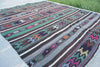 Vintage Handmade Turkish Kilim Area Rug 58" x 54" | touchGOODS