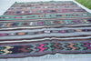 Vintage Handmade Turkish Kilim Area Rug 58" x 54" | touchGOODS