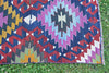 Vintage Handmade Turkish Kilim Area Rug 84" x 62" | touchGOODS