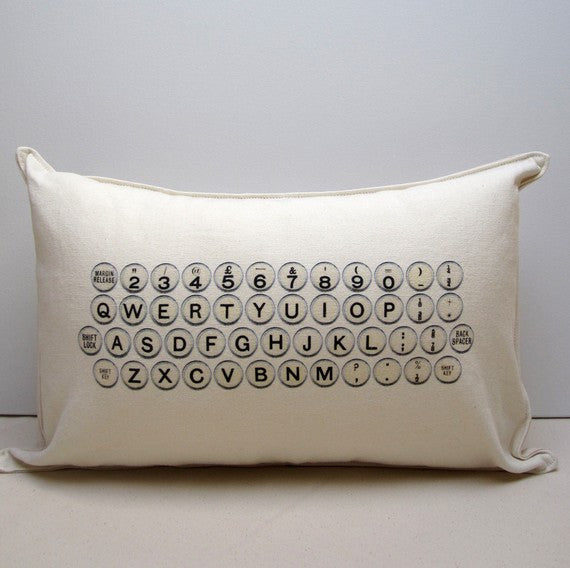 typewriter pillow by pi'lo studio | touchGOODS