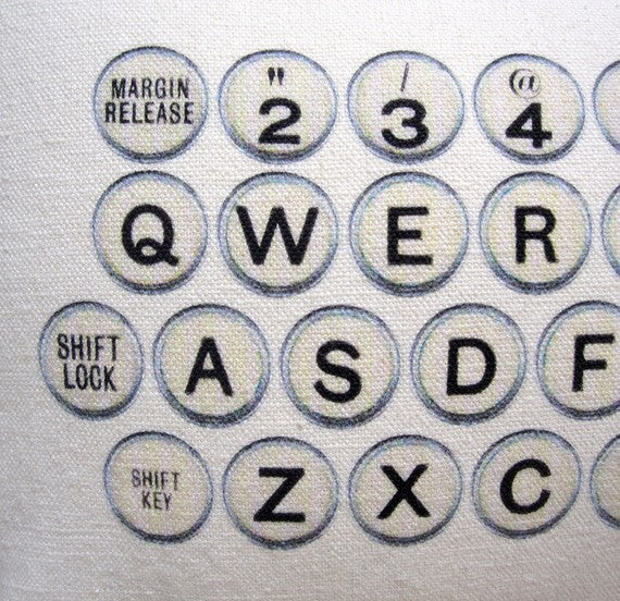 typewriter pillow by pi'lo studio | touchGOODS