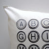 square typewriter pillow by pi'lo studio | touchGOODS