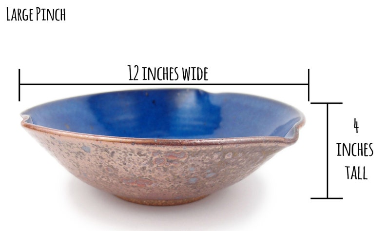 Flared 12" Bowl with Glass with Accents  Black and Copper- Large - touchGOODS