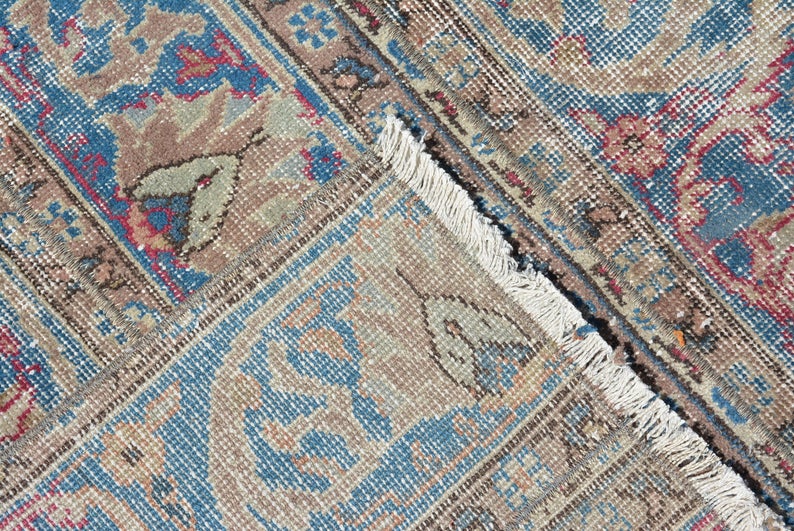 Vintage Handmade Turkish Area Rug 40" Square - touchGOODS