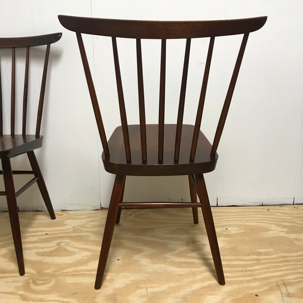 Mid-Century Modern American Nakashima Studio Craft Solid Walnut Dining Set - 5 Pieces | touchGOODS