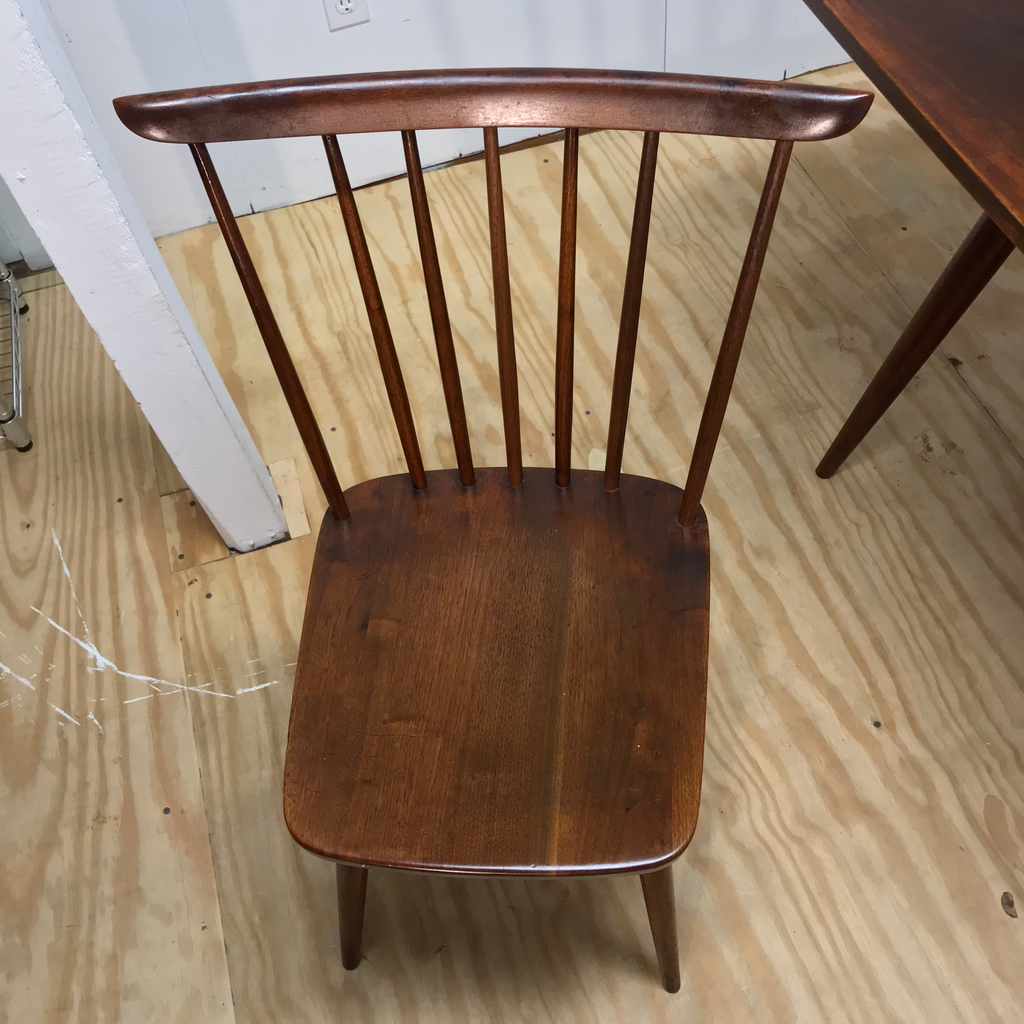 Mid-Century Modern American Nakashima Studio Craft Solid Walnut Dining Set - 5 Pieces | touchGOODS