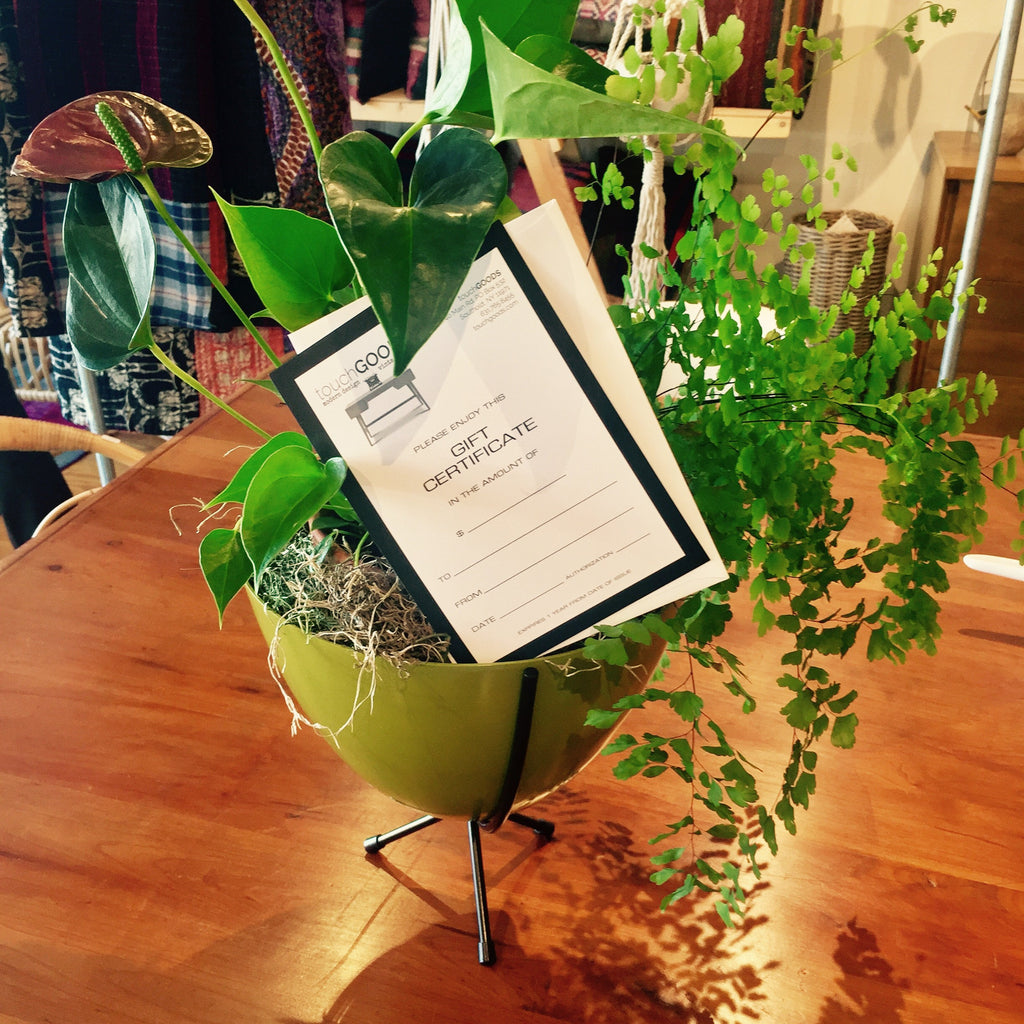 touchGOODS gift certificate | touchGOODS