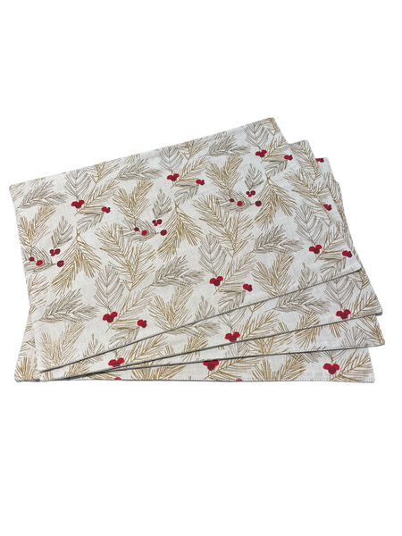 Metallic Sprig Table Runner - touchGOODS