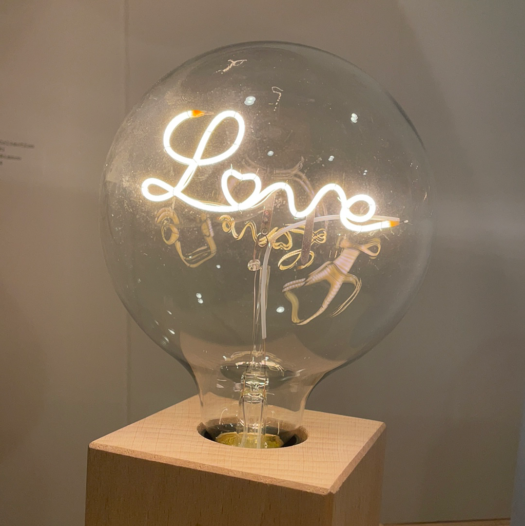 LOVE Light Bulb - Table Lamp Style - touchGOODS