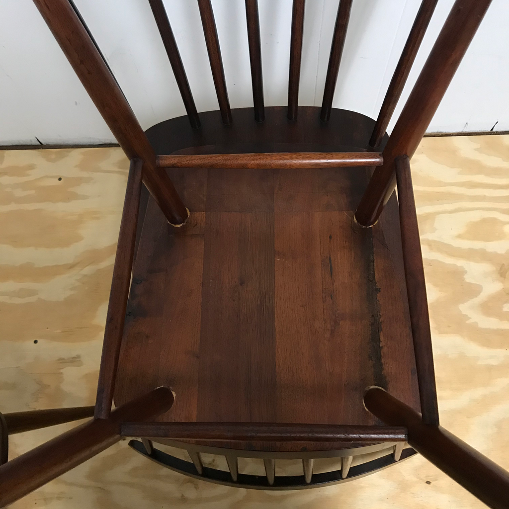 Mid-Century Modern American Nakashima Studio Craft Solid Walnut Dining Set - 5 Pieces | touchGOODS