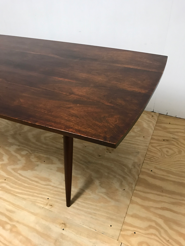 Mid-Century Modern American Nakashima Studio Craft Solid Walnut Dining Set - 5 Pieces | touchGOODS