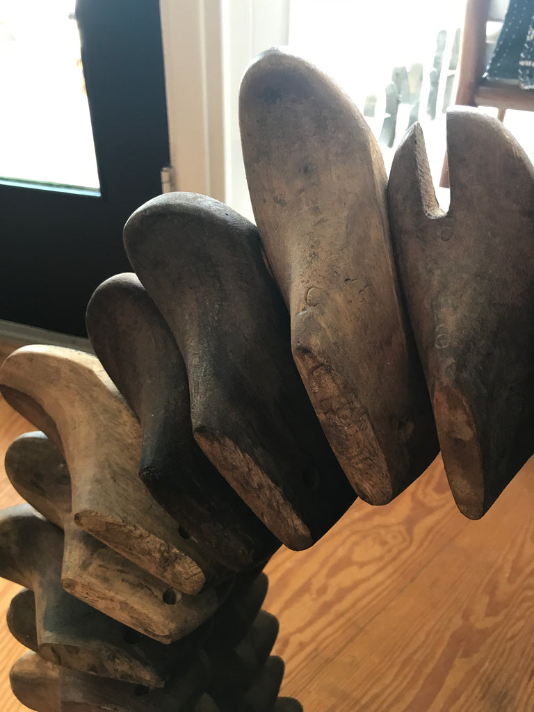 Vintage Shoe Mold Framed Wall Mirror | touchGOODS