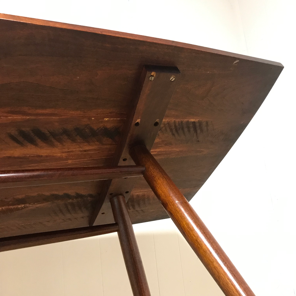 Mid-Century Modern American Nakashima Studio Craft Solid Walnut Dining Set - 5 Pieces | touchGOODS