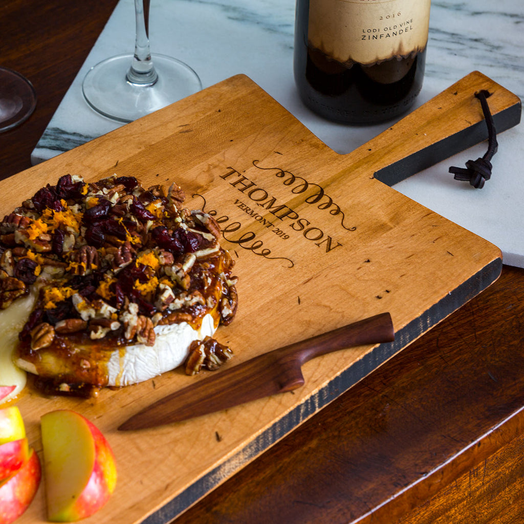 Artisan Maple Paddle Handled Serving Board - touchGOODS