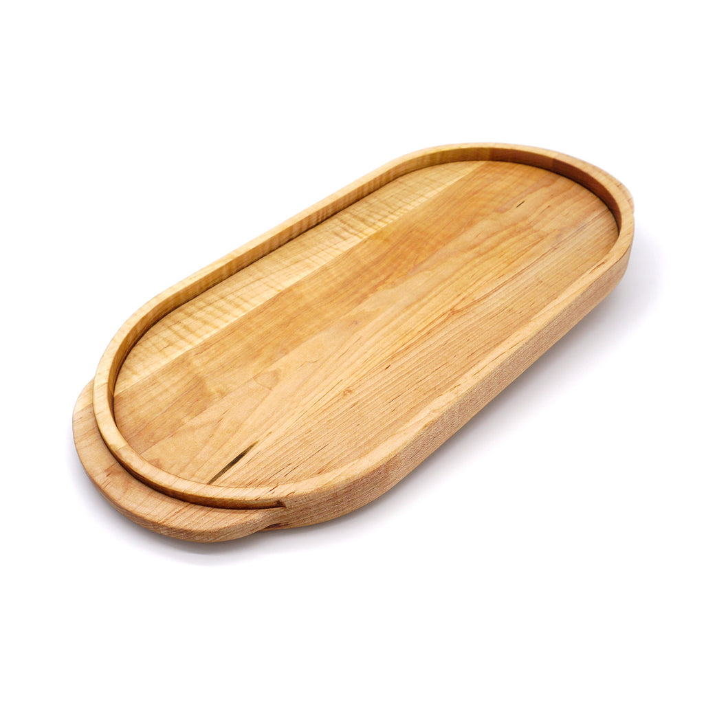 Maple Oval Wooden Serving Tray - touchGOODS