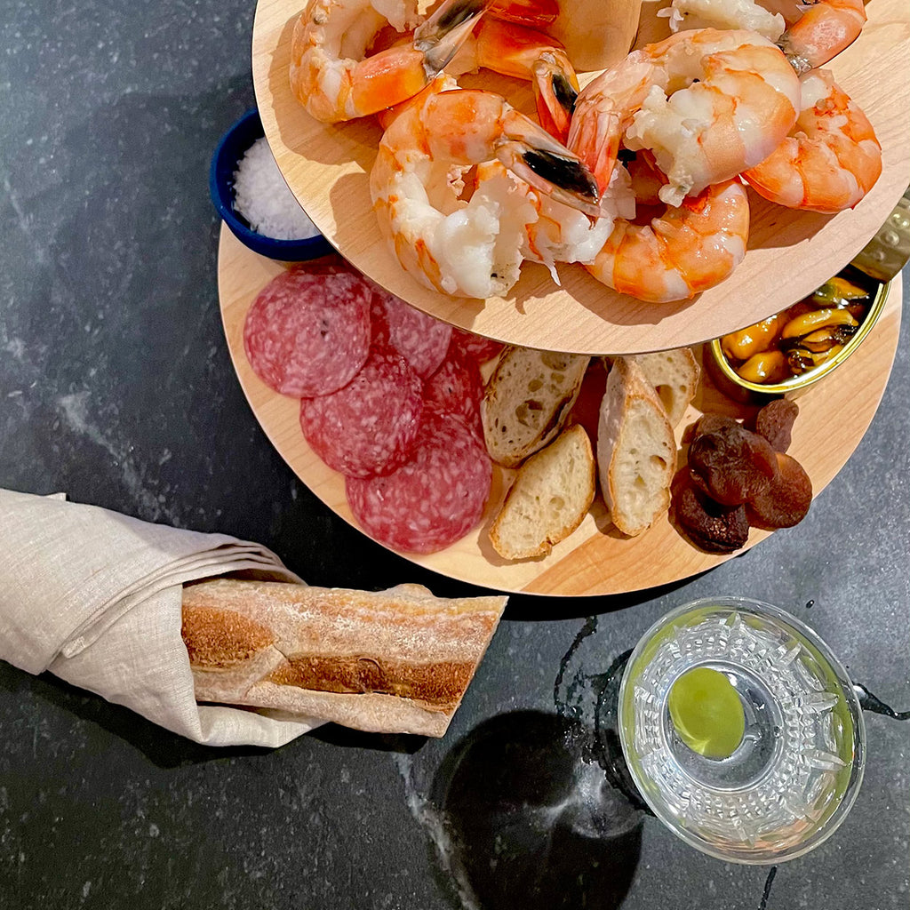 Putney Maple Two Tiered Lazy Susan - touchGOODS