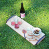 Maple Rectangle Serving Board with Double Leather Handles - touchGOODS