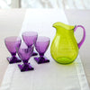 Acrylic Pitcher in Green with Amethyst Handle - touchGOODS