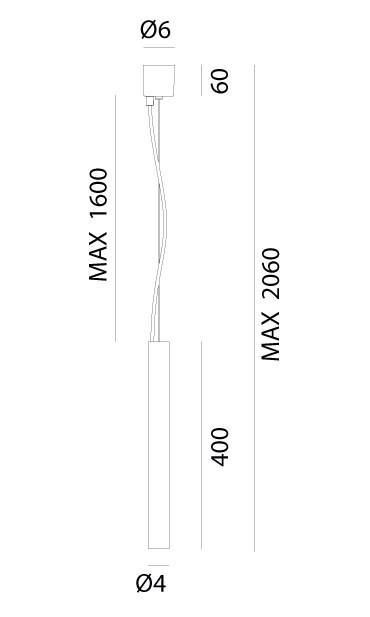 GIRASOLI Pendant Light 208.31 Ø4 | touchGOODS