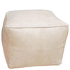 Cube Leather Pouf | touchGOODS