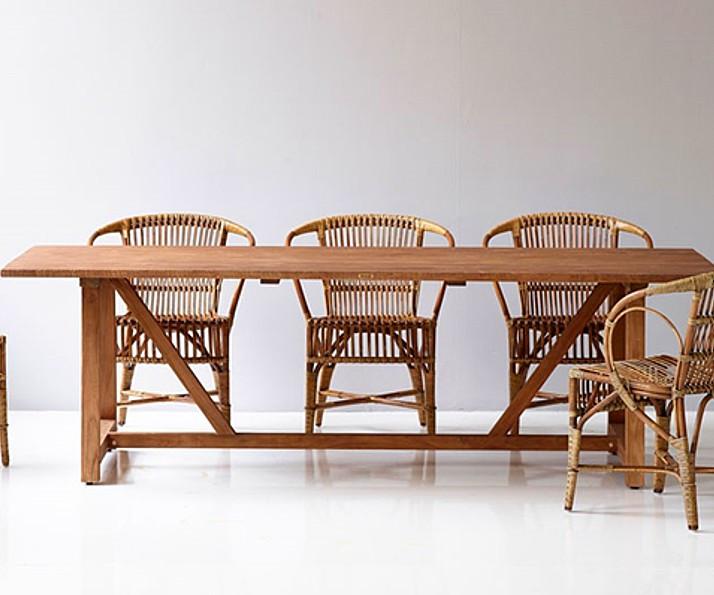 Lucas Teak Dining Table 100x240cm | touchGOODS