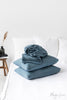GRAY BLUE LINEN SHEET SET (4 PCS) - touchGOODS