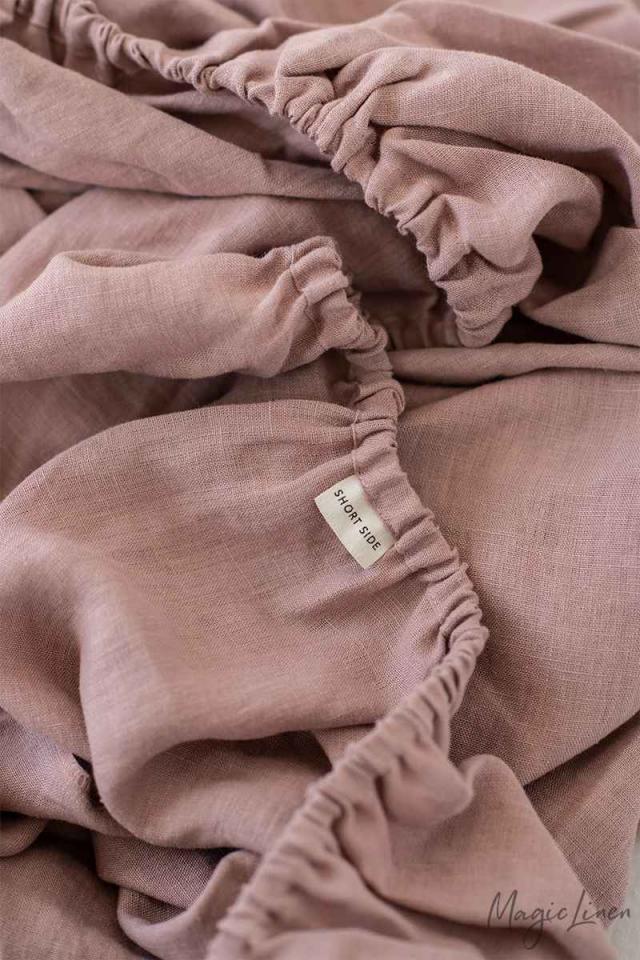 WOODROSE LINEN SHEET SET (4 PCS) - touchGOODS