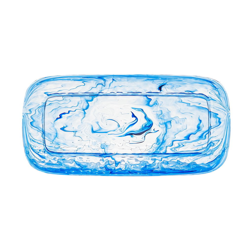 Aegean Swirl Tray, 17" x 8.3" - touchGOODS