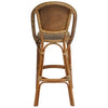 Alanis Rattan Bar Stool - touchGOODS