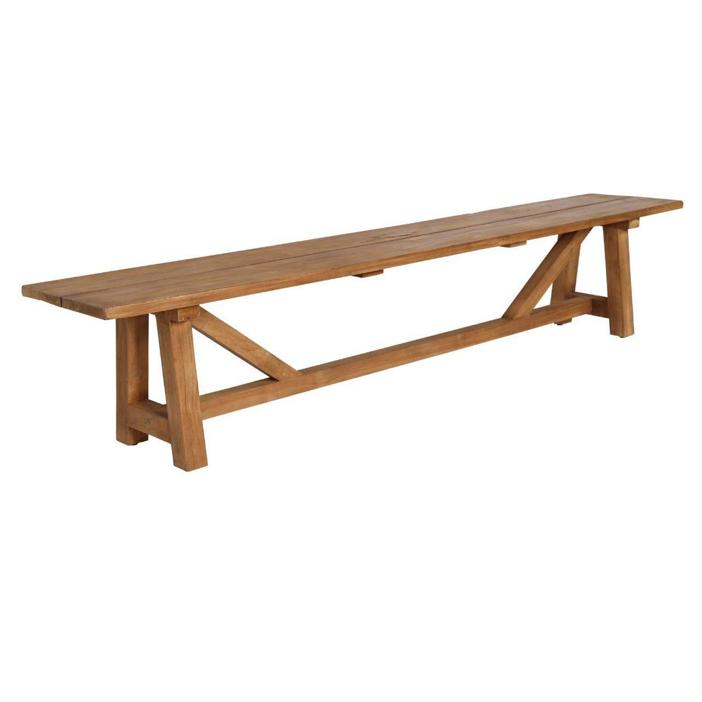 George Outdoor Teak Bench - touchGOODS
