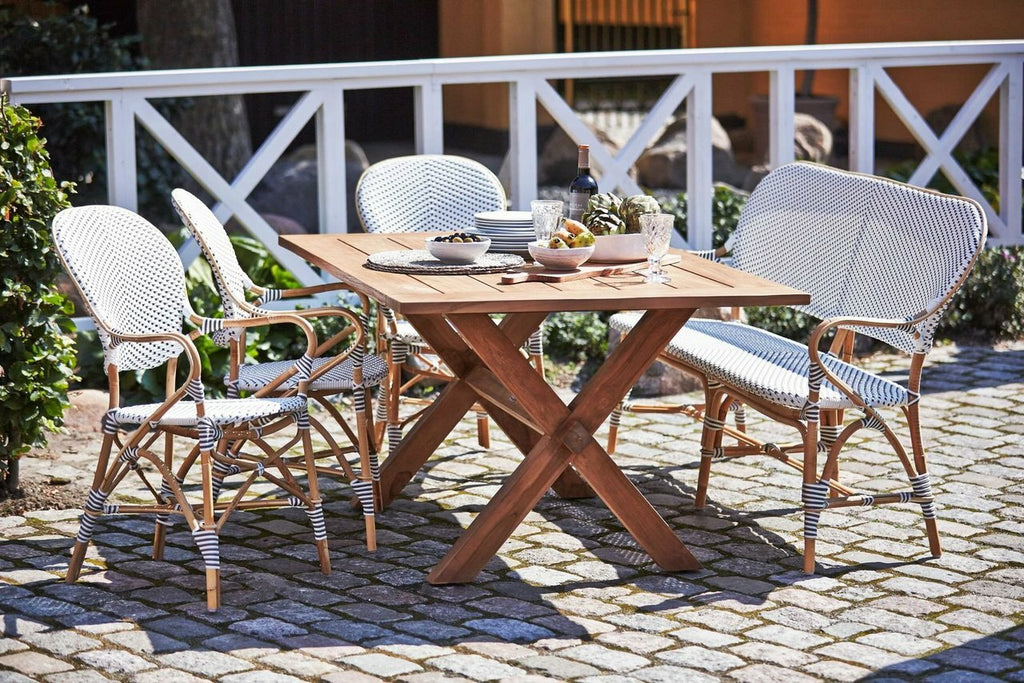 Colonial Outdoor Teak Table 63 x 39 in - touchGOODS
