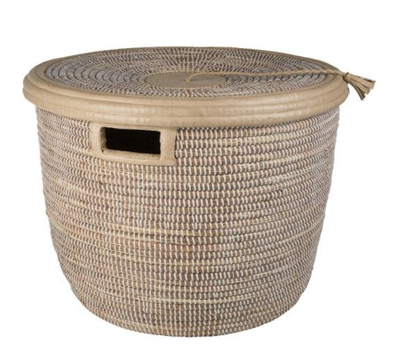 Reeds Basket with Flat Lid | touchGOODS
