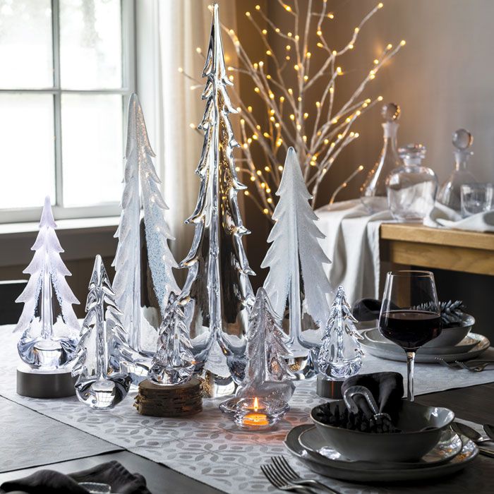 SNOWY BRANCHES EVERGREEN Christmas Trees - touchGOODS