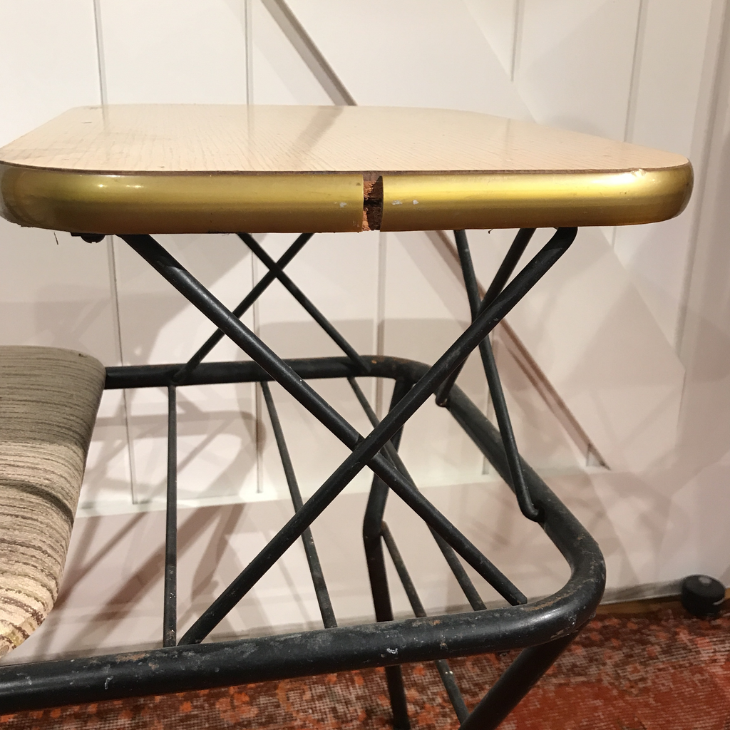 Vintage 1960s Mid-Century Modern "Gossip Bench" | touchGOODS