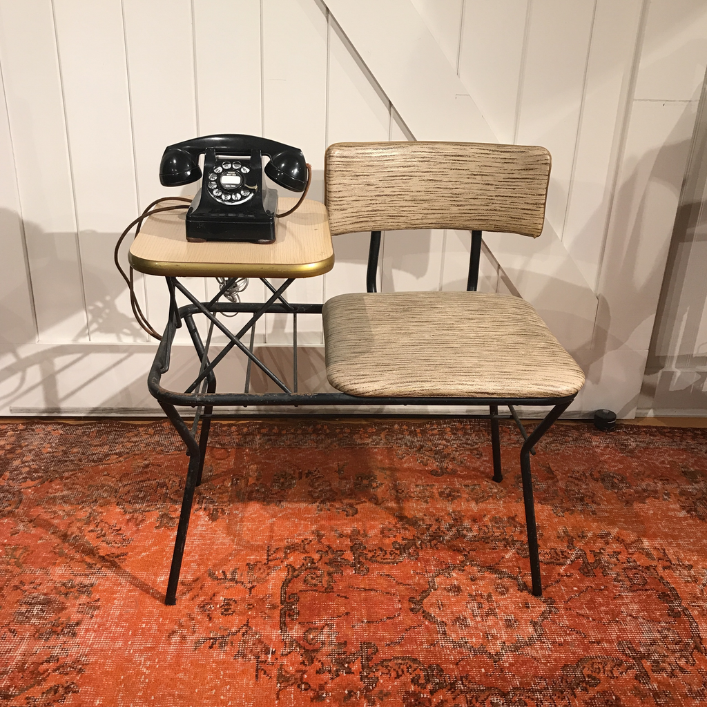 Vintage 1960s Mid-Century Modern "Gossip Bench" | touchGOODS