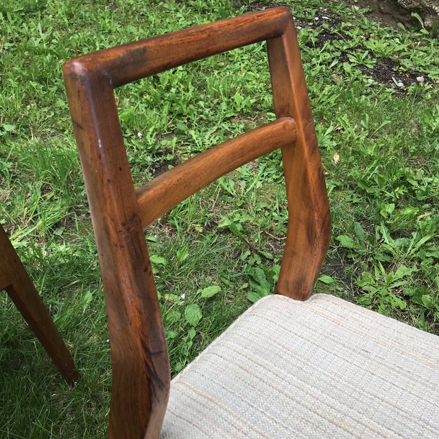 Vintage Danish Modern Teak Dining Chairs - Set of 6 | touchGOODS