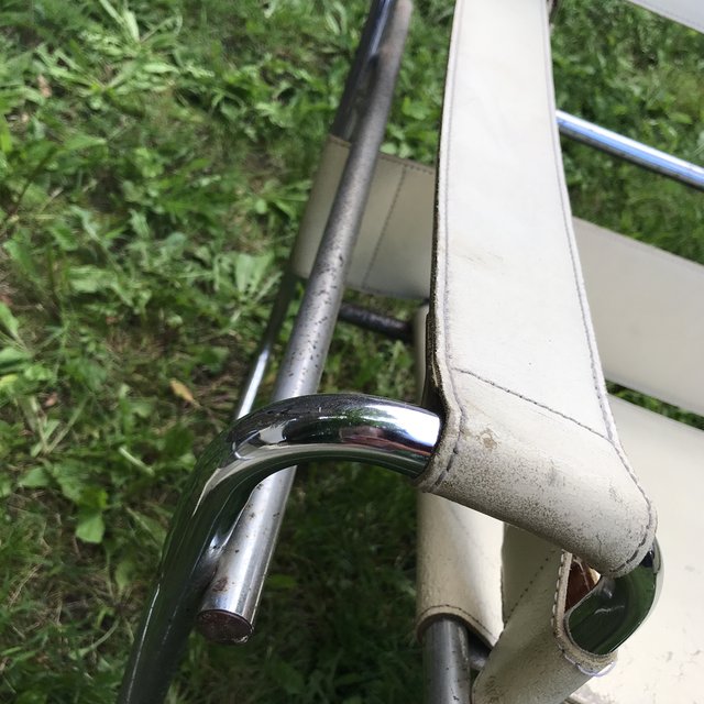 Vintage Mid-Century Modern Wassily Chrome & Leather Chairs - A Pair | touchGOODS