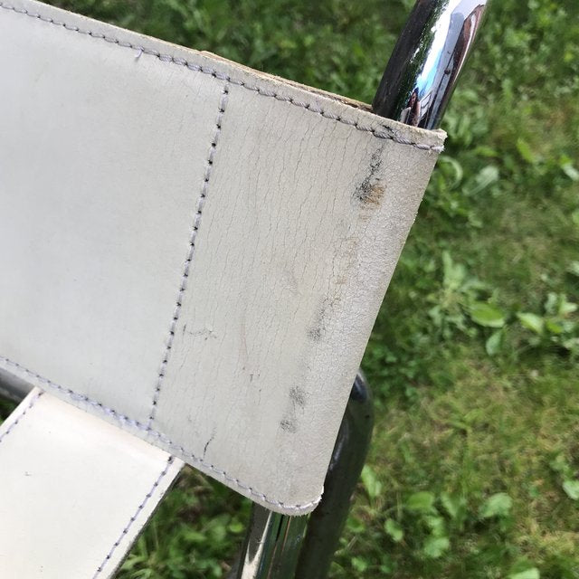 Vintage Mid-Century Modern Wassily Chrome & Leather Chairs - A Pair | touchGOODS